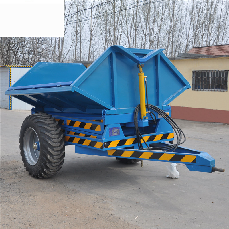2吨升降式拖车 可自卸式升降机拖车 工具车 升降自卸拖车 椰子车