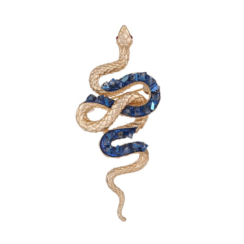 Spilla a forma di serpente zodiacale cinese spilla rossa uomo_voghion.com