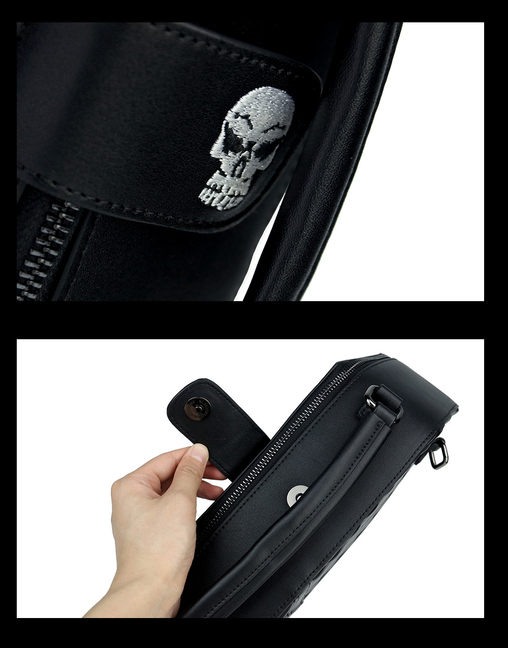 Gothic Rose Crossbody Bag Image 5