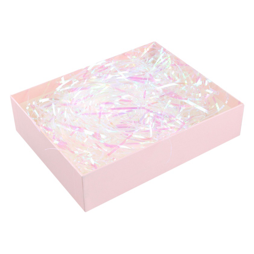 Colorido colorido seda de papel rallado de seda de la decoración de la caja de regalo del Día de San Valentín relleno grande al por mayor