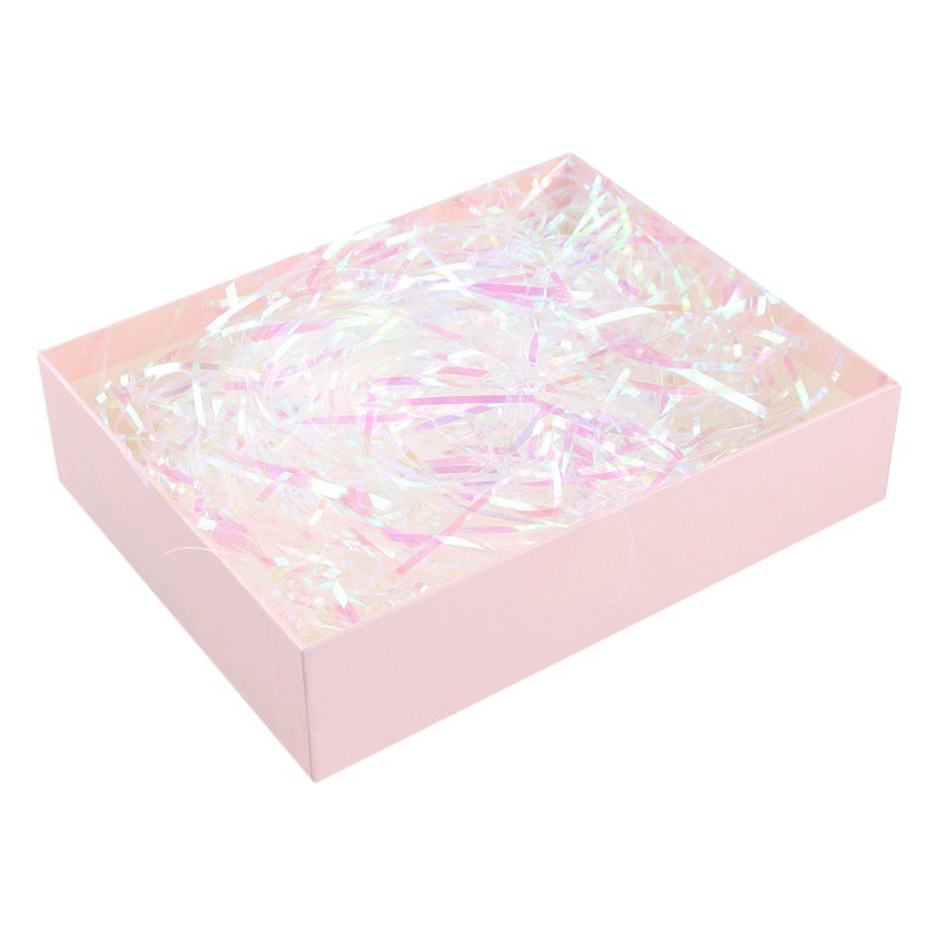 Красочная фантазия шелковая рафия трава измельченная бумага шелк День Святого Валентина Подарочная коробка декоративный наполнитель оптом в больших количествах