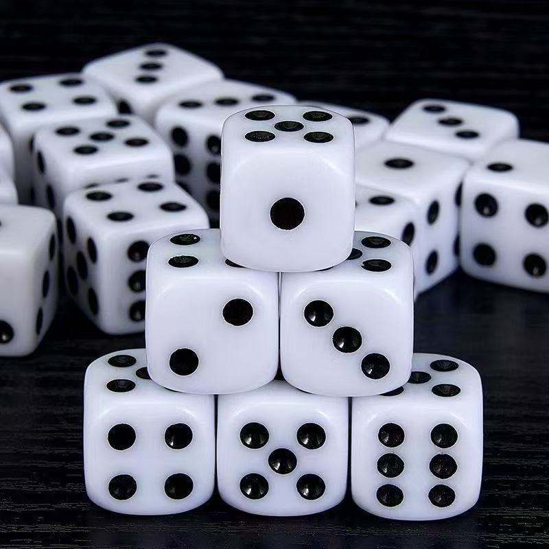 12Mm14Mm16Mm Colorfulful Rounded Corner Board Game Running Group Accessories Game Entertainment Teaching New Material Acrylic Dice