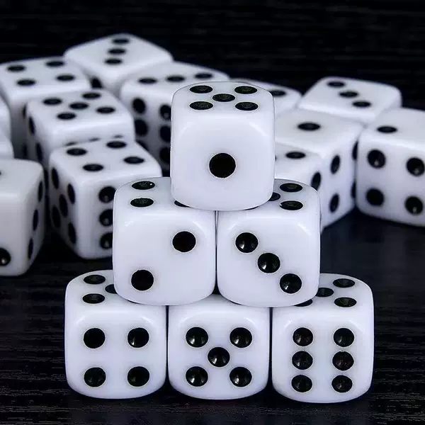 12Mm14Mm16Mm Colorfulful Rounded Corner Board Game Running Group Accessories Game Entertainment Teaching New Material Acrylic Dice