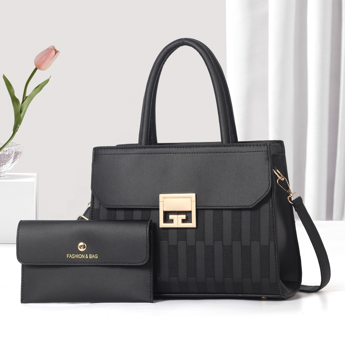 Bolsa de mano para niños Taizhou bolsas de dos piezas bolsas de mujer bolsas de hombro al por mayor bolsas transfronterizas texturizadas serpientes