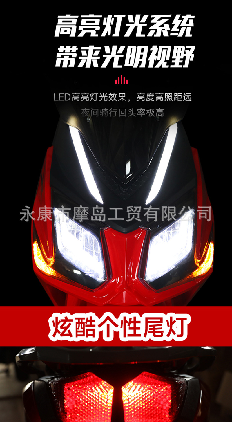 Luba Efi Air-Cooled 150Cc Pedal Adult Motorcycle Brand New Fuel Vehicle Personalized for Work Clothing and Transportation