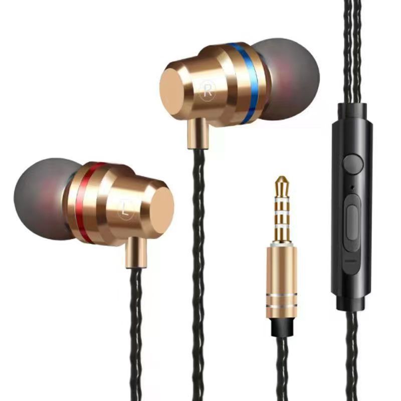 Audífonos Intrauditivos de 3.5mm para Teléfono Móvil, Auriculares Deportivos para Karaoke, Compatibles con Apple, Huawei, Android, Samsung, Gran Venta Transfronteriza