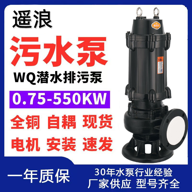 WQ Block Sewage pump Basement engineering Sewage pump flow Praise Cheng Chien pump Submersible pump