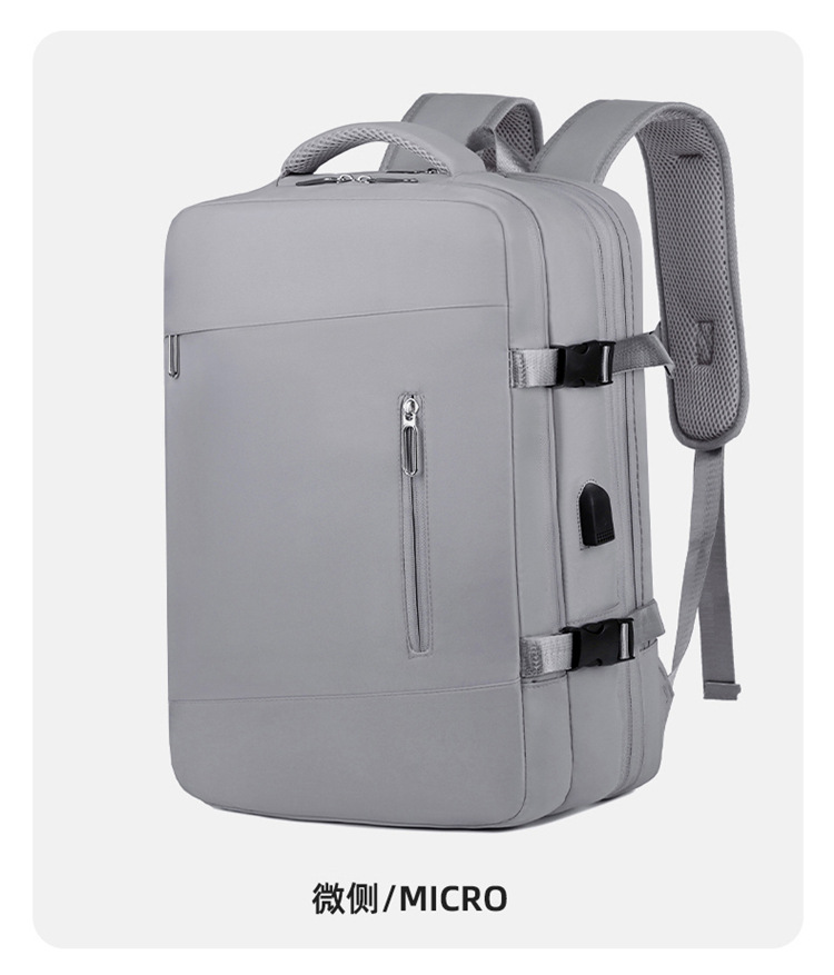 Cross-border wholesale casual business backpacks for men and women, high-end multi-functional computer bags, fashionable and simple travel backpacks undefined