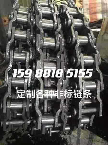 厂家铸铁工业传动链条 重载链条 重载传动用弯板滚子链2512 3315