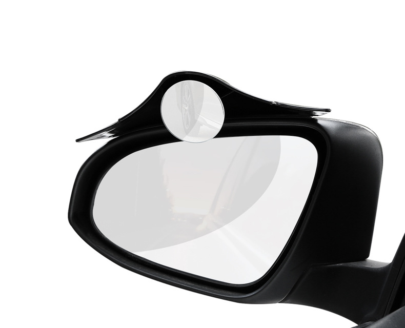 Car Rearview Mirror Rain Eyebrow Small Round Mirror Integrated Reflector Blind Spot Mirror Reversing Mirror Rain Shield Universal