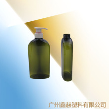 定制650ml扁瓶乳液瓶沐浴露洗发水瓶塑料瓶防漏批发特惠耐摔轻便