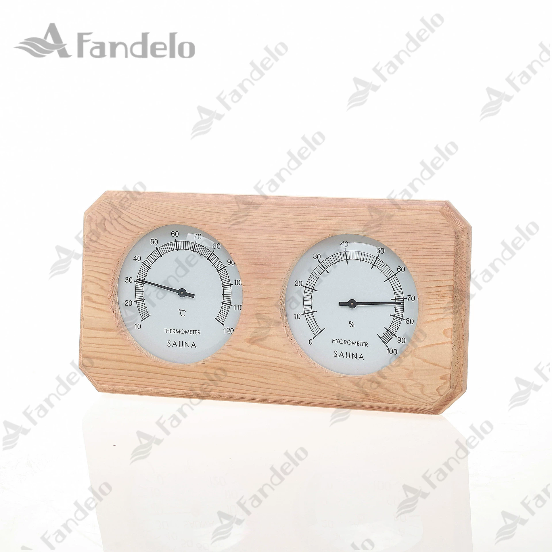 Настоятельно рекомендуется! Термогигрометр с двумя белыми циферблатами, из красного кедра, угловой, аксессуары для сауны.
