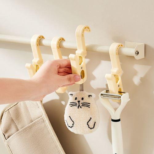 Bathroom rotatable towel clothes hook hook facial cleanser toothpaste inverted hook wardrobe scarf hat storage hook