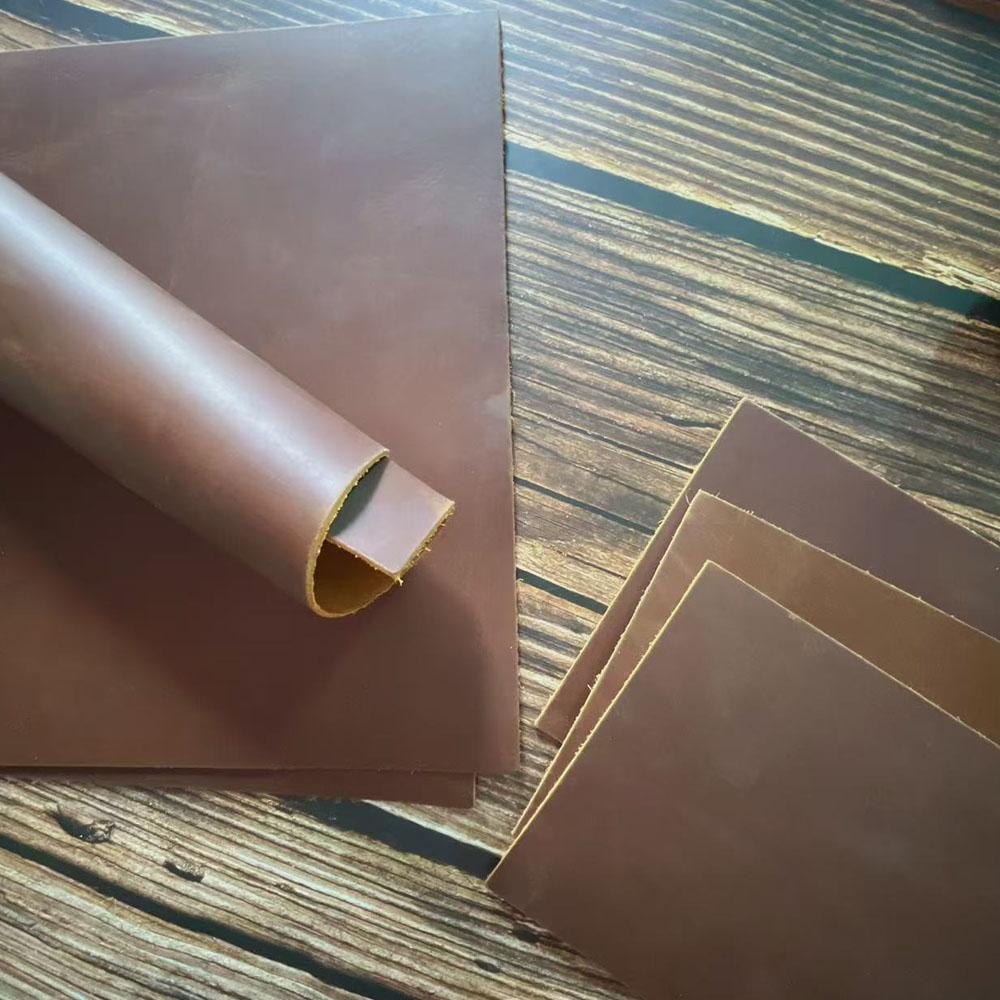 疯马皮DIY练手皮料缝纫包包tn本头层牛皮手工课配件家用办公垫子