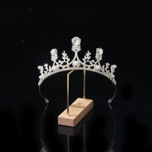 厂家直销韩版儿童珍珠皇冠头饰新娘公主生日小孩王冠发箍厂家批发