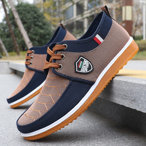 Old Beijing Men's Shoes 2025 Spring New Canvas Shoes Men's Platform Shoes Durable Casual Breathable Fabric Shoes