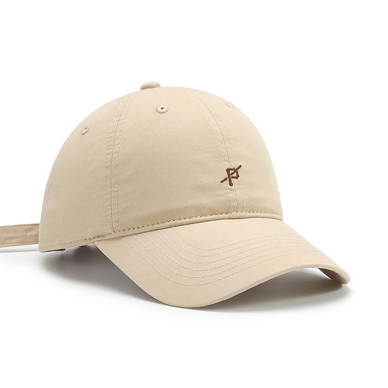 Japanische Baseballkappe Für Damen Mit Buchstaben-print Und Schirm_voghion.com