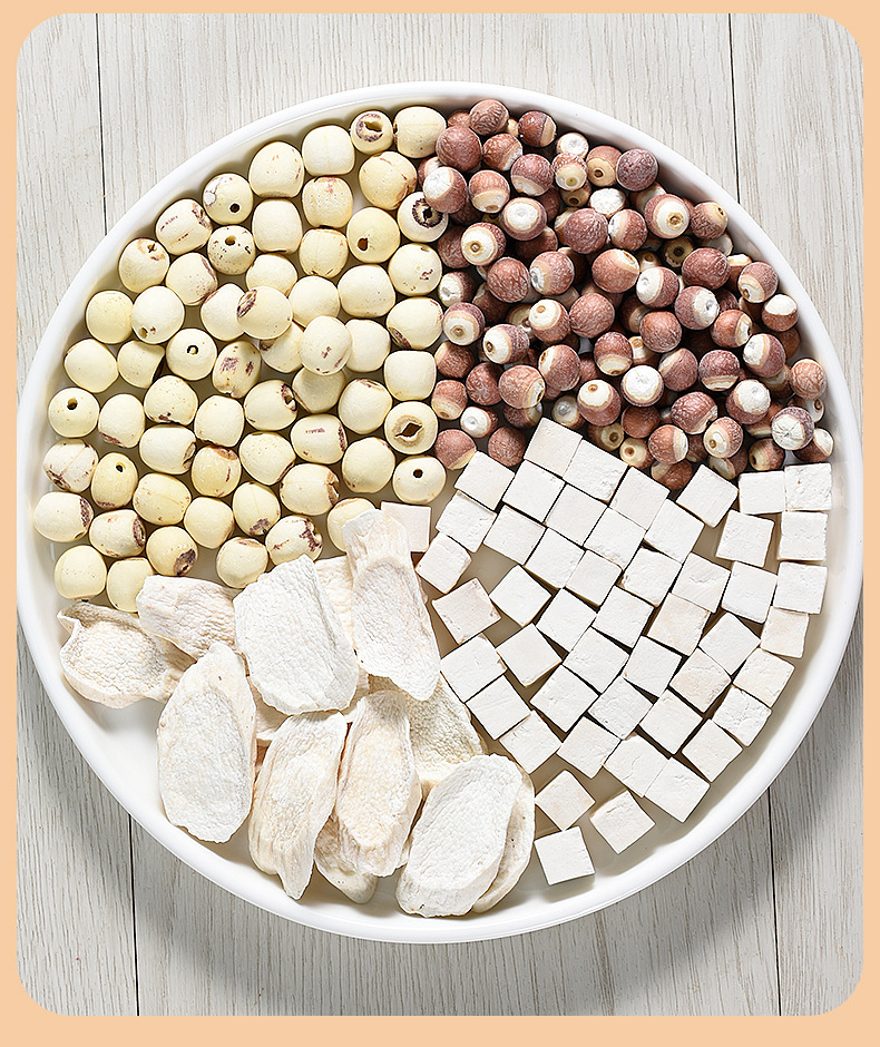 Si Shen Soup Four Spirits Herbal Soup Pack 200g Chinese Yam Lotus Seed Euryale Poria Decoction Mix key features
