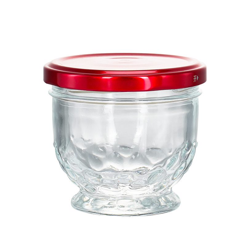 Nido de pájaro envasado de copas de cocción de grados alimenticios vidrio resistente a altas temperaturas adecuado para guisado de flores frescas gelatinas gelatinas image 6