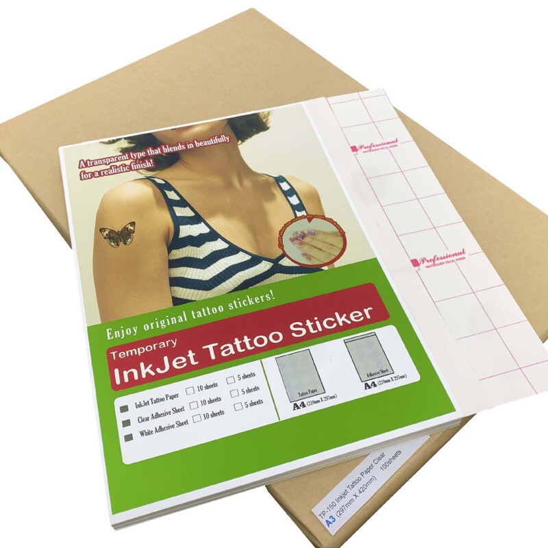 Fuzhou Alizarin Tp-150 Inkjet Water Transfer Tattoo Stickers Cup DIY Stickers Water Transfer Stickers Nail Stickers