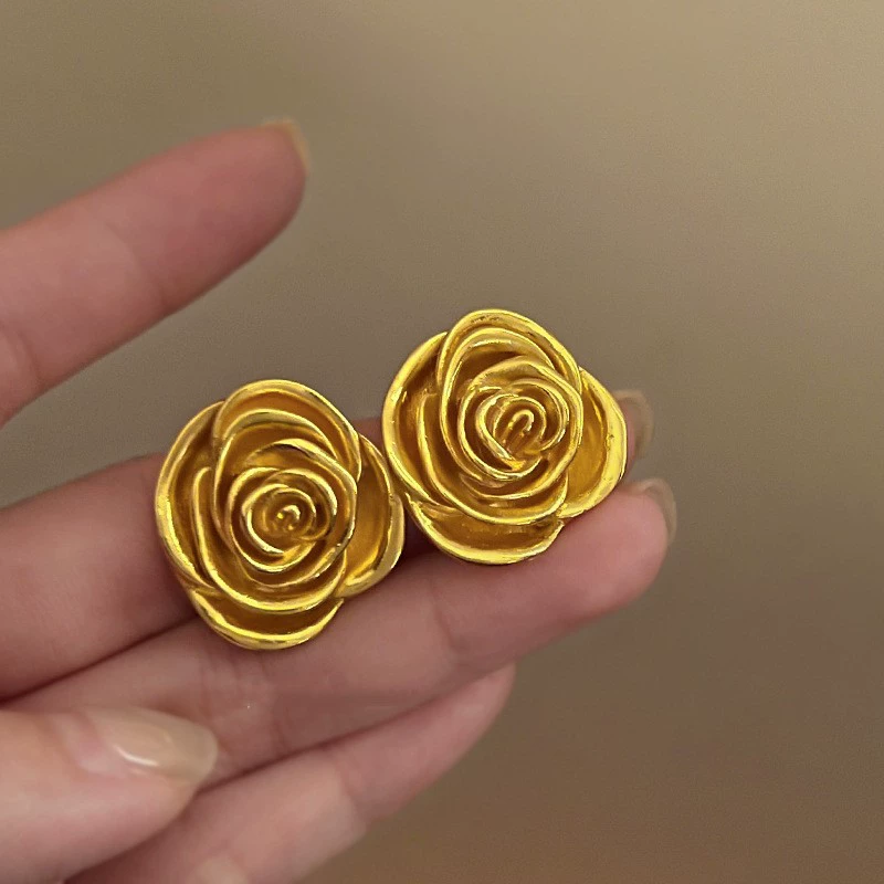 Серьги (Baoyu) металлическая серебряная игла, простой элегантный дизайн, высокое качество