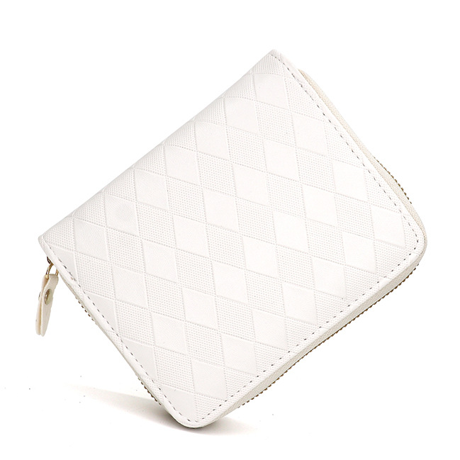 Bolsa de tarjetas de órgano simple de color sólido gran capacidad multi tarjeta cubierta de tarjetas para mujeres nueva cartera antirrobo tarjeta de crédito clip de tarjeta de cremallera