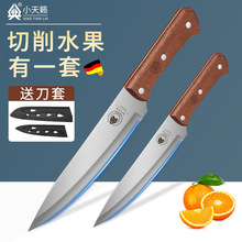 不锈钢水果刀宿舍家用削皮刀切西瓜厨房刀具切菜刀瓜果刀专用小刀