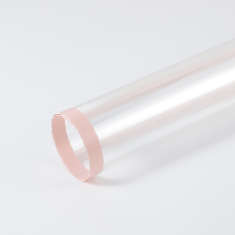 Liziran borde de color celofán transparente ramo papel de embalaje material de embalaje borde impresión papel impermeable