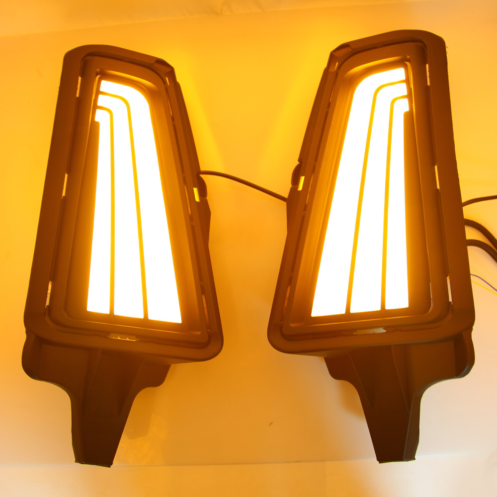 Aplicable corriente a la luz diurna del león marino de 19-20 Toyota nueva luz corriente diurna del león marino LED modificada Luz de niebla