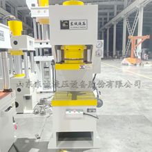 不锈钢绳网液压机 120吨绳扣单臂液压机 不锈钢绳网卡扣液压机