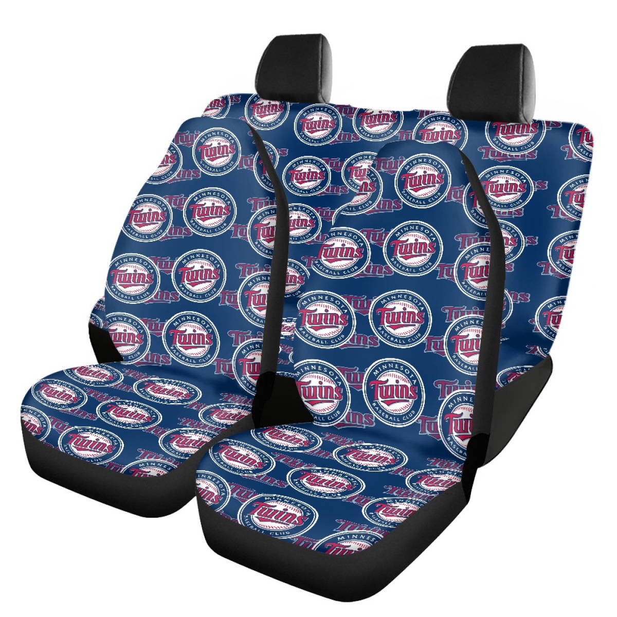 Cross-border MLB team-themed car seat covers, featuring the Milwaukee Brewers logo, for car seat protection