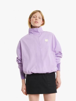 MK Women's Bold Color Fox Outdoor Casual Jacket Windproof Waterproof Jacket for Spring and Autumn