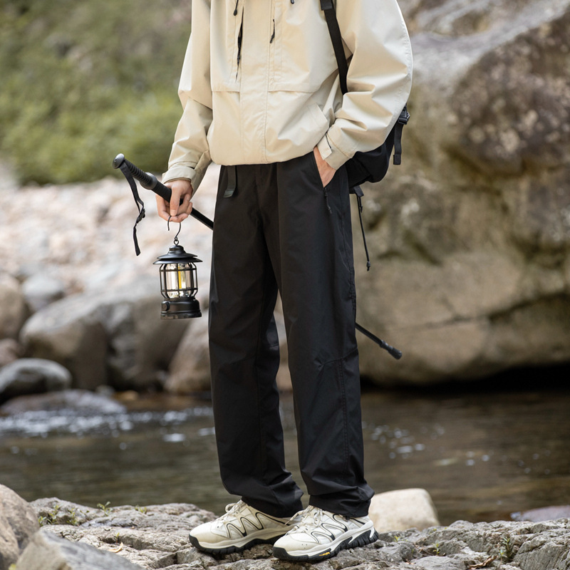Outdoor Cargo Herren Quick Dry Fallschirmjäger Frühling Herbst Wasserdichte Funktionshose Jungen Gerade Wanderhose Casual_voghion.com
