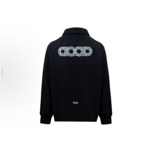 GOODBRAND 明星同款 新品国潮GB珍珠合身Polo领男女同款长袖卫衣