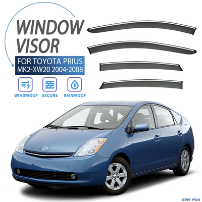 Rain shield Sunny Windshield Car Window Rain - standard-packing-without-logo-prius-mk2-xw20-2004-2008-with-bright-strip-lb-rain-shield
