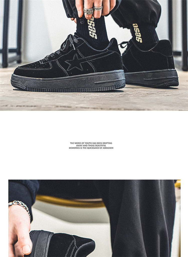 Leichte, lässige Boardschuhe für Herren in Übergröße, neue Herbst- und Winterschuhe für Studenten, schwarze Sportschuhe für das Militärtraining von Herren_voghion.com