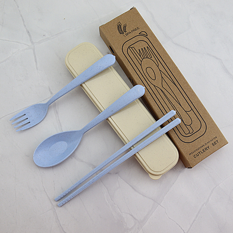 숟가락, 포크, 젓가락 1 블루