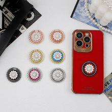 创意折叠环扣手指便携扣手机背贴式多功能旋转折叠支架指环扣支架