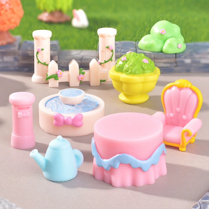 Микро-ландшафтный креативный европейский римский ориентир здание садоводство кукольный дом благоустройство декоративных поделок миниатюрные украшения