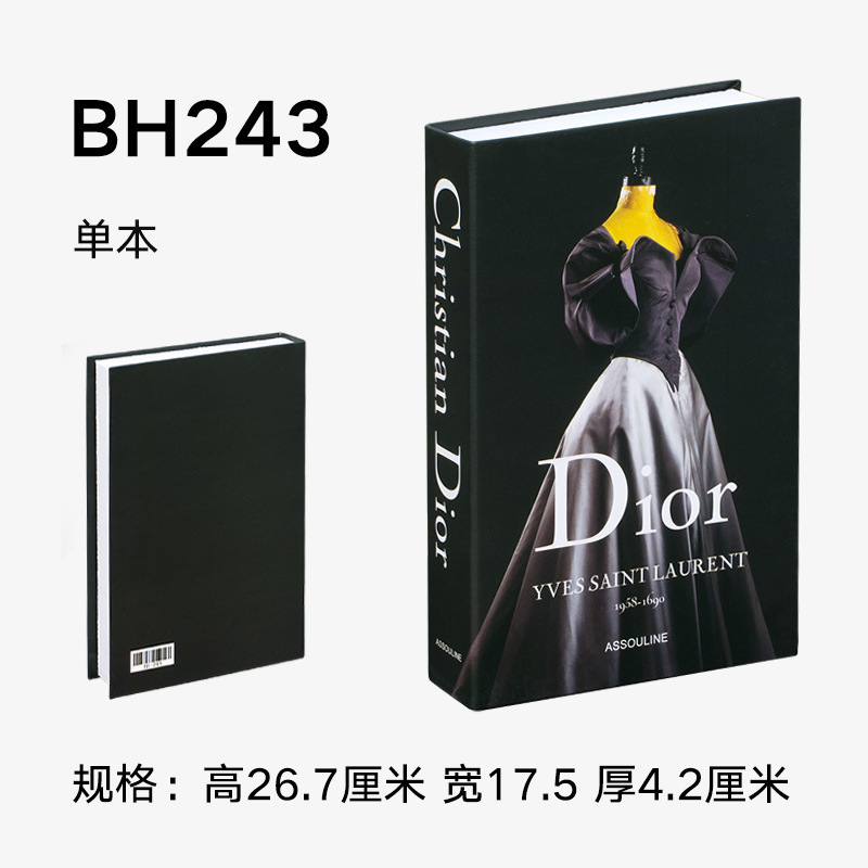 Nordic moderno libro falso plegable Inglés simulación libro accesorios de decoración libro Hotel hogar suave decoración libro