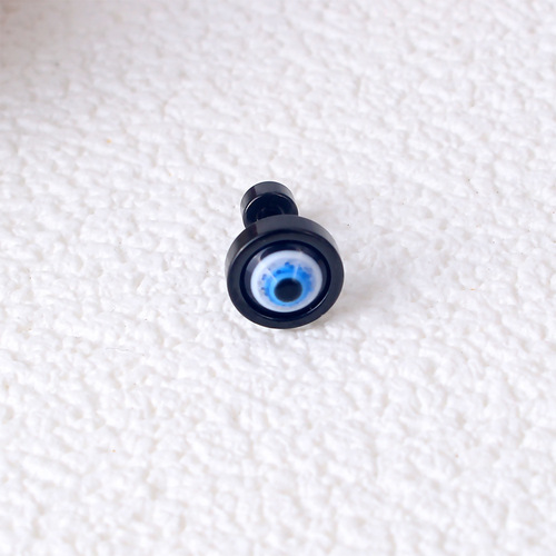 Korean Style Fashion Personal Demon Eye Titanium Steel Earrings Taobao eBay Cross-border Exclusive Supply Hip-Hop Earrings Supply