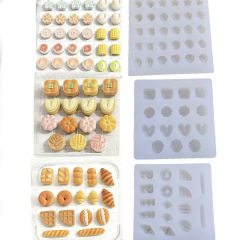 迷你小鼻噶果子曲奇面包水果diy滴胶蛋糕烘焙装饰硅胶模具