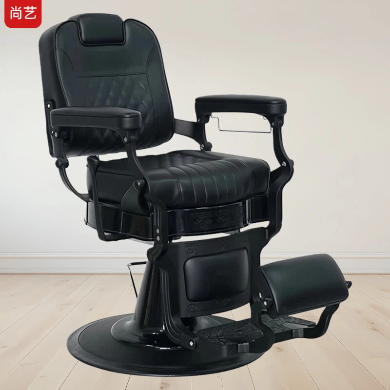 Transfronterizos para silla de barbero retro, silla de barbero para hombres, silla de cabeza de aceite, silla de barbero para afeitar image 25
