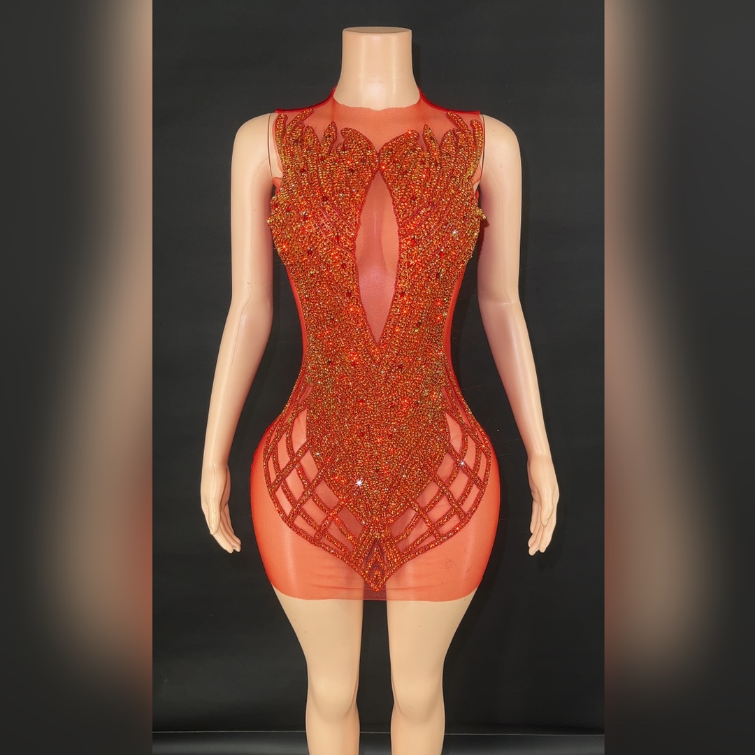 欧美重工连衣裙跨境厂家派对舞台连衣裙