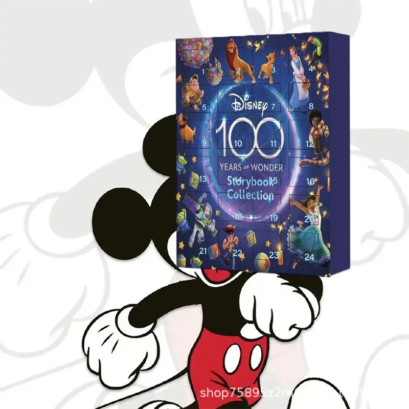 Адвент-календарь Disney Mickey на 24 дня, блайнд-бокс с фигурками, коллекционные украшения