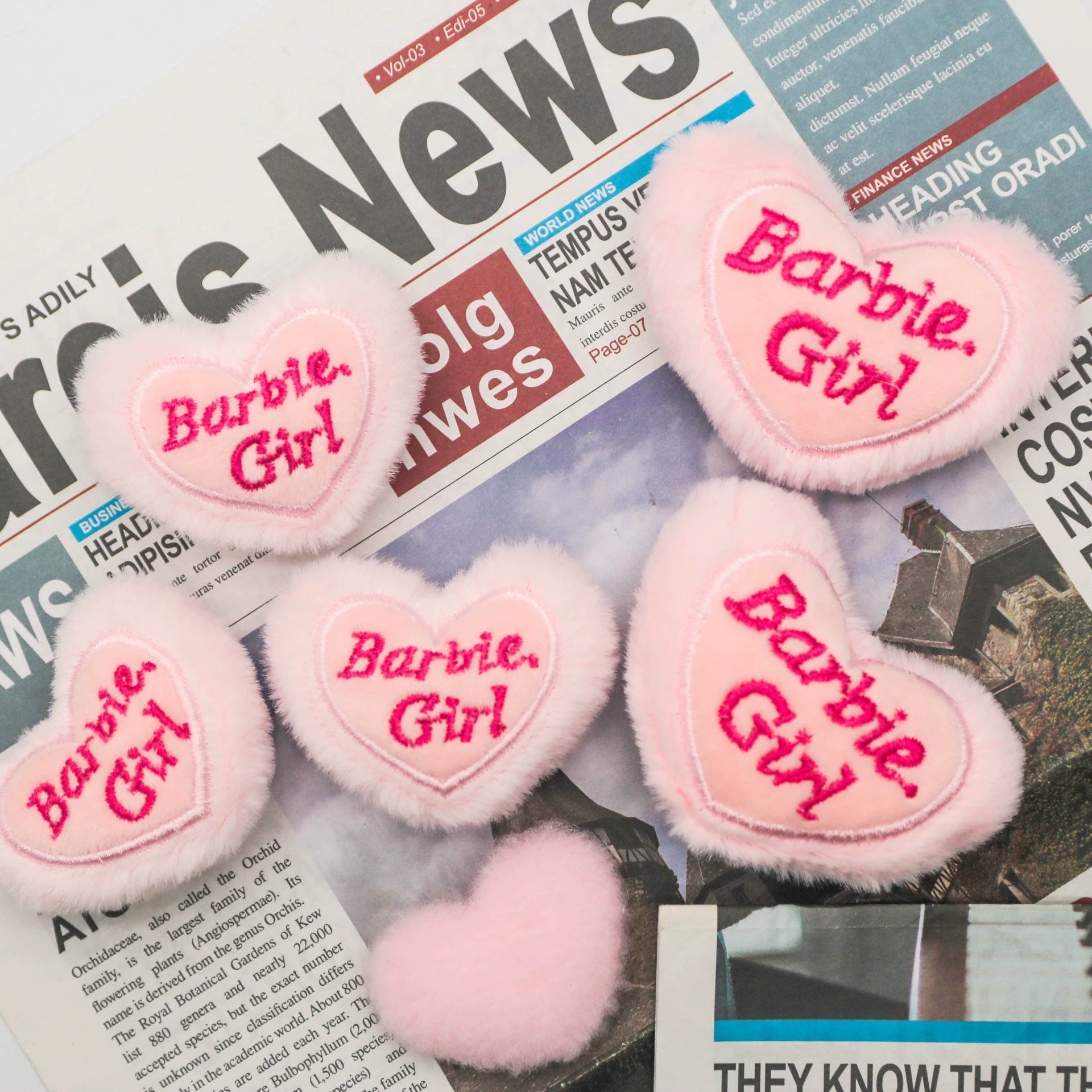 Плюшевая Барби любовь loopy сеть красный креативный алфавит мультфильм дети милые девчушки сетка красная кукла аксессуары