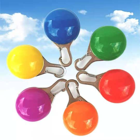 Pet luminous pendant LED ball luminous ball pet collar accessories pet toy dog pendant pet tag