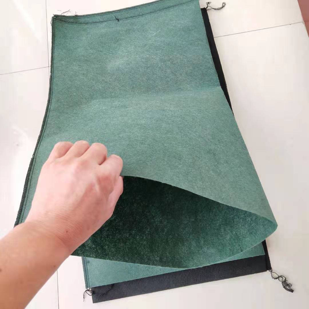 厂家销售生态袋防汛袋 加筋带草籽生态袋 土工布袋装填施工方法