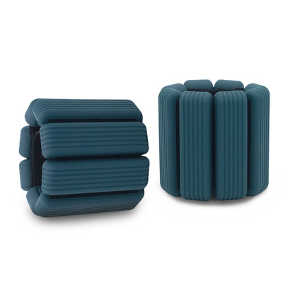 瑜伽健身运动训练舞蹈联系硅胶魔术贴负重手一对2磅900克工厂批发