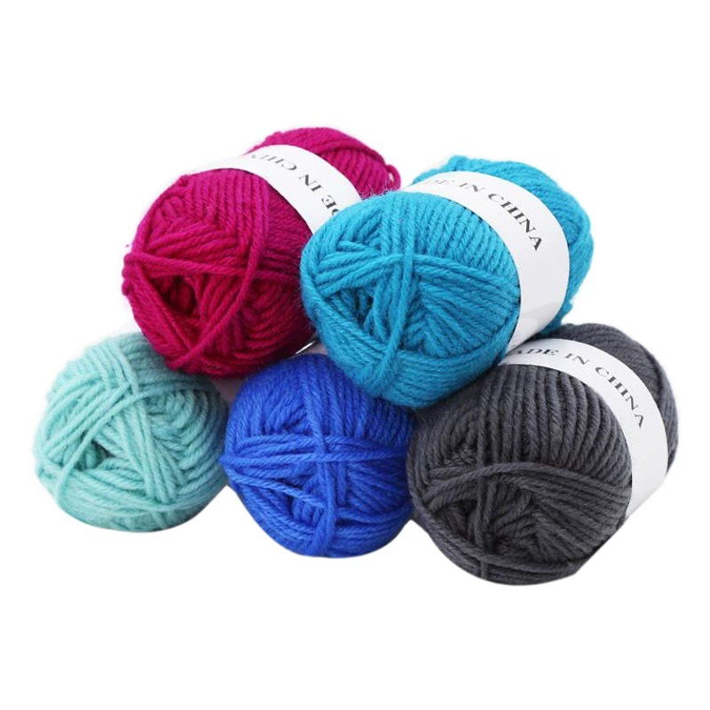 Внешняя торговля Экспорт 25 г акриловая шерсть средней толщины кукла ручной работы DIY тканая оптовая продажа акриловая пряжа